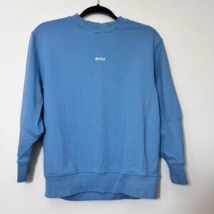 Boss Women's Crew Neck Sweatshirt Size S Embroidered Logo Long Sleeve